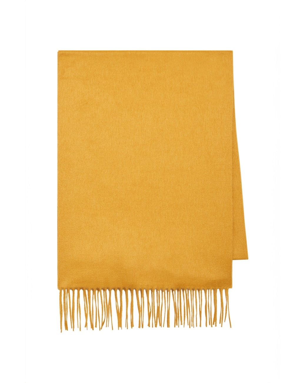 Gabriela Hearst Yellow Blaine Fringe Scarf