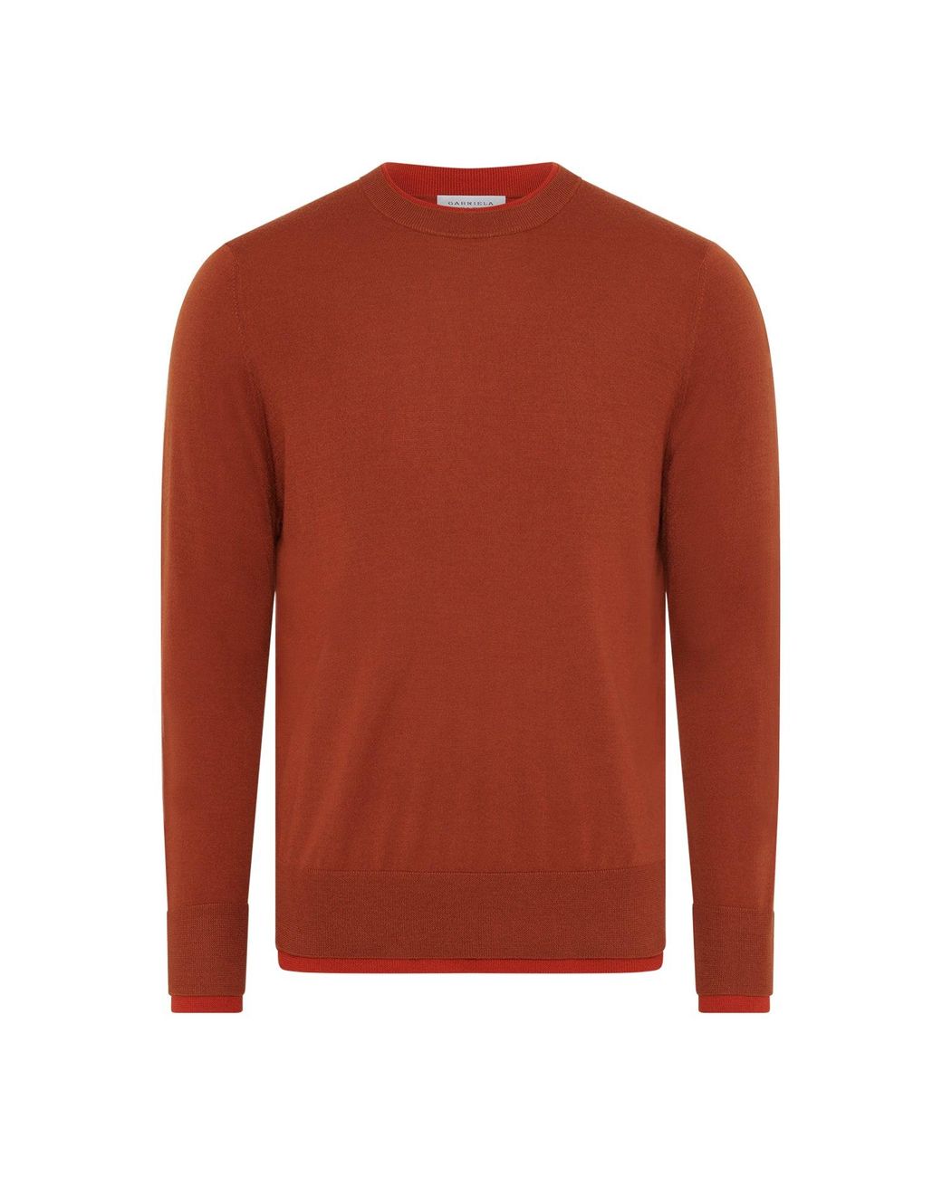 Gabriela Hearst Red Wells Reversible Knit Sweater for men