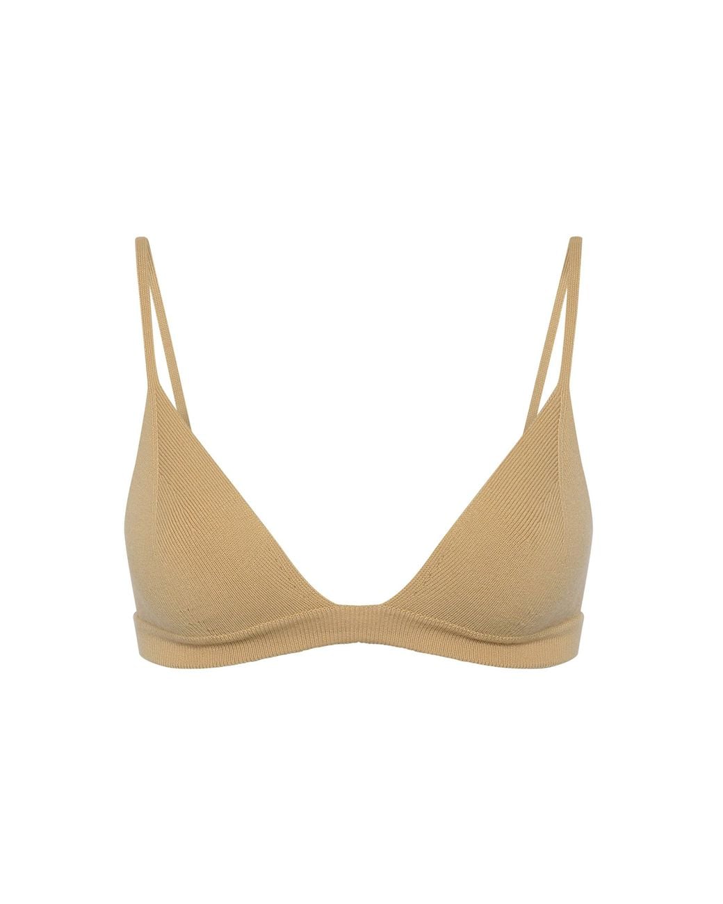 Gabriela Hearst Natural Vesha Knit Bra