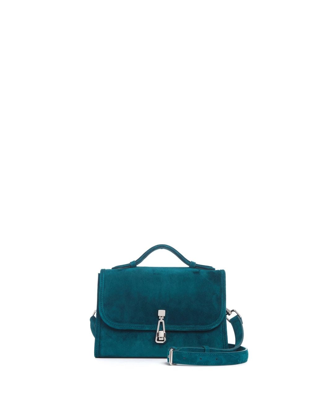 Gabriela Hearst Blue Small Leonora Flap Bag