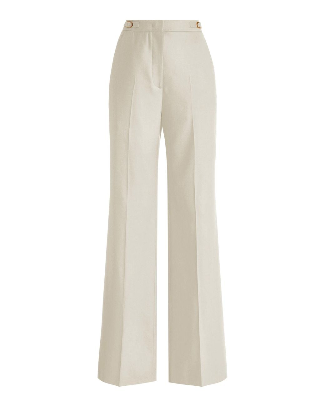 Gabriela Hearst White Vesta Flare Pant