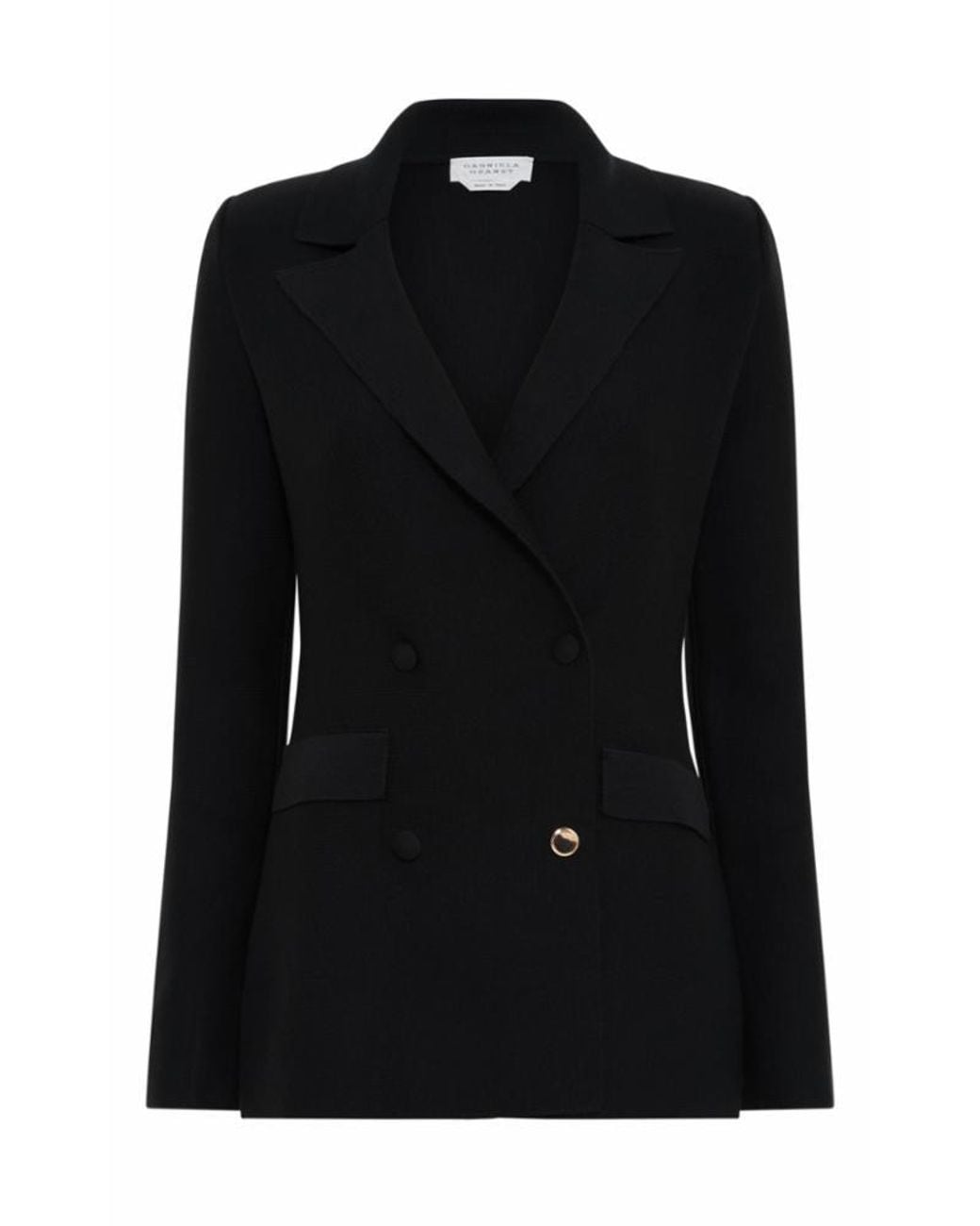 Gabriela Hearst Black Ceto Knit Blazer