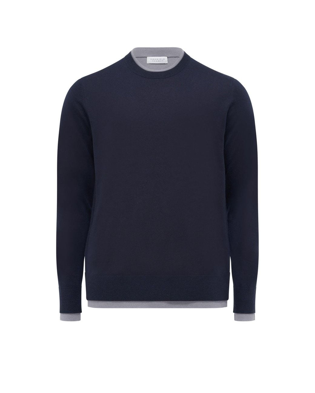 Gabriela Hearst Blue Wells Reversible Knit Sweater for men