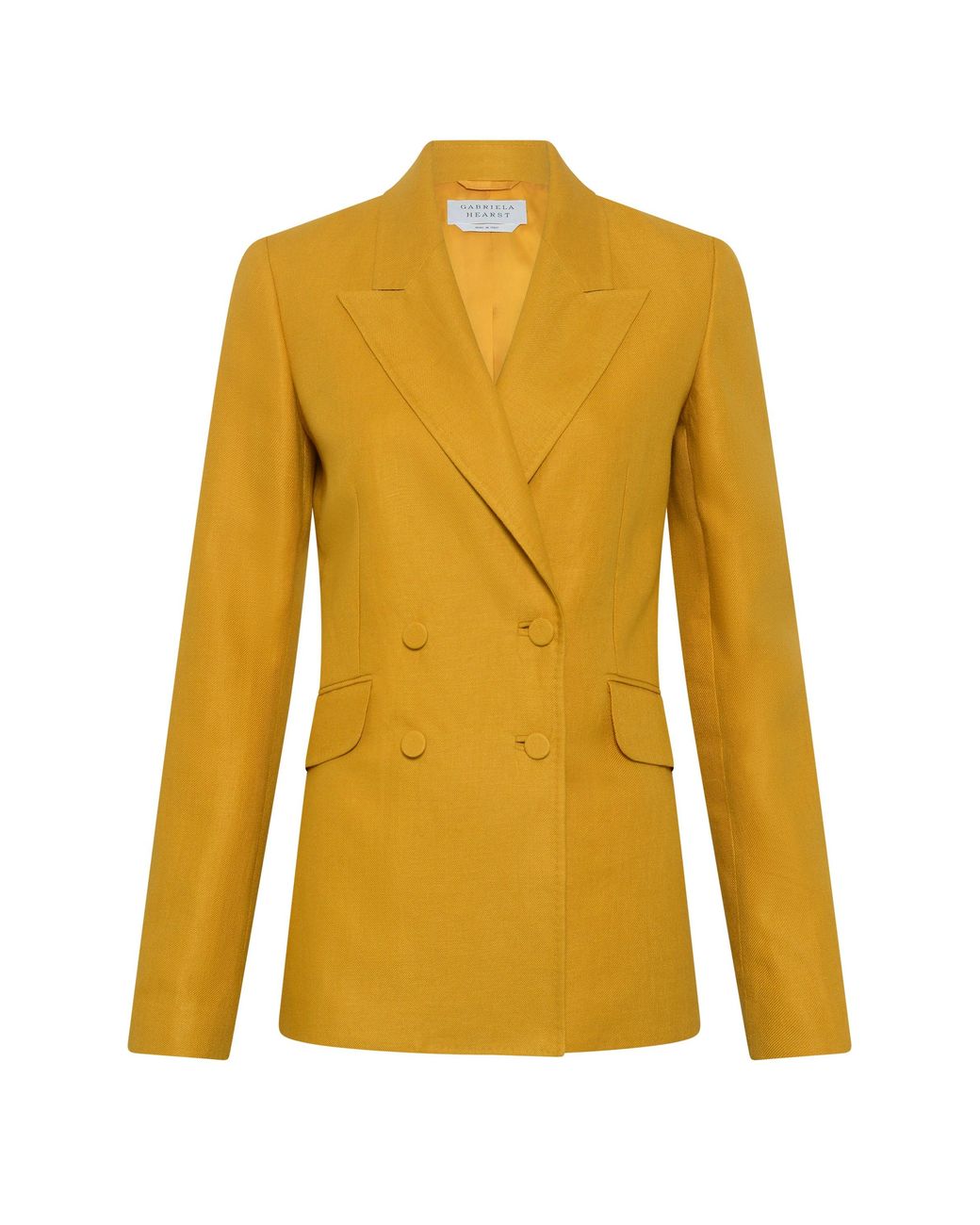 Gabriela Hearst Yellow Angela Blazer