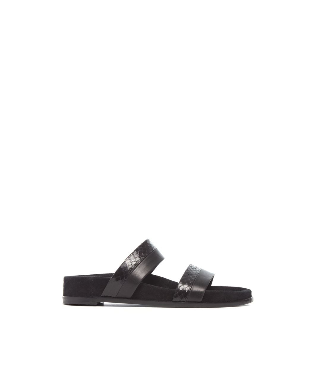 Gabriela Hearst White Low Striker Flat Sandal