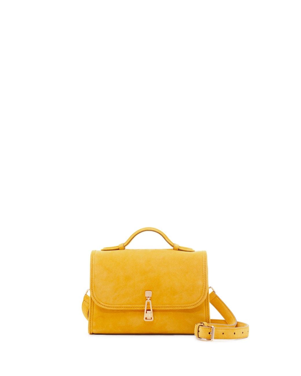 Gabriela Hearst Yellow Small Leonora Flap Bag