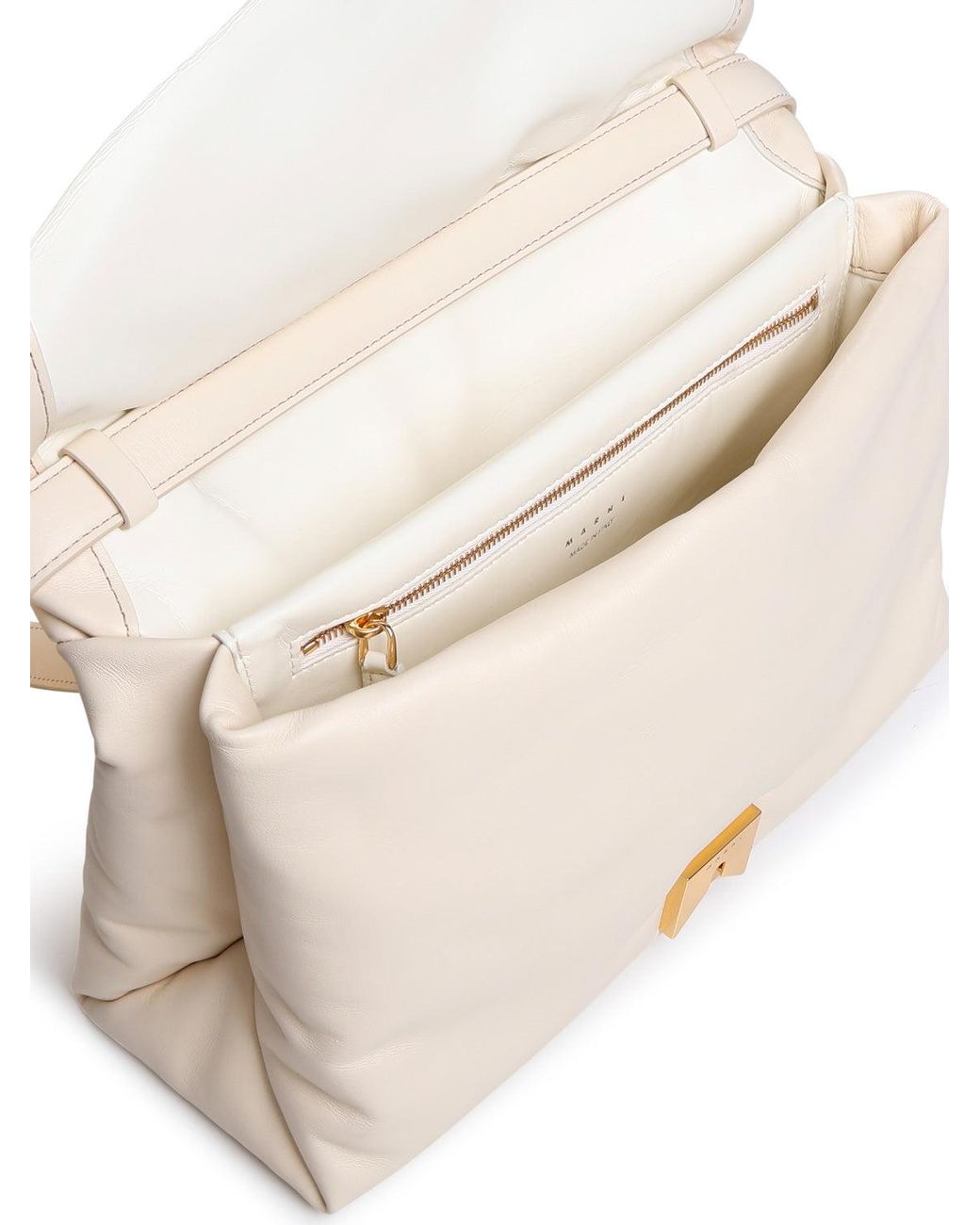 Borsa Prisma Grande di Marni in Natural