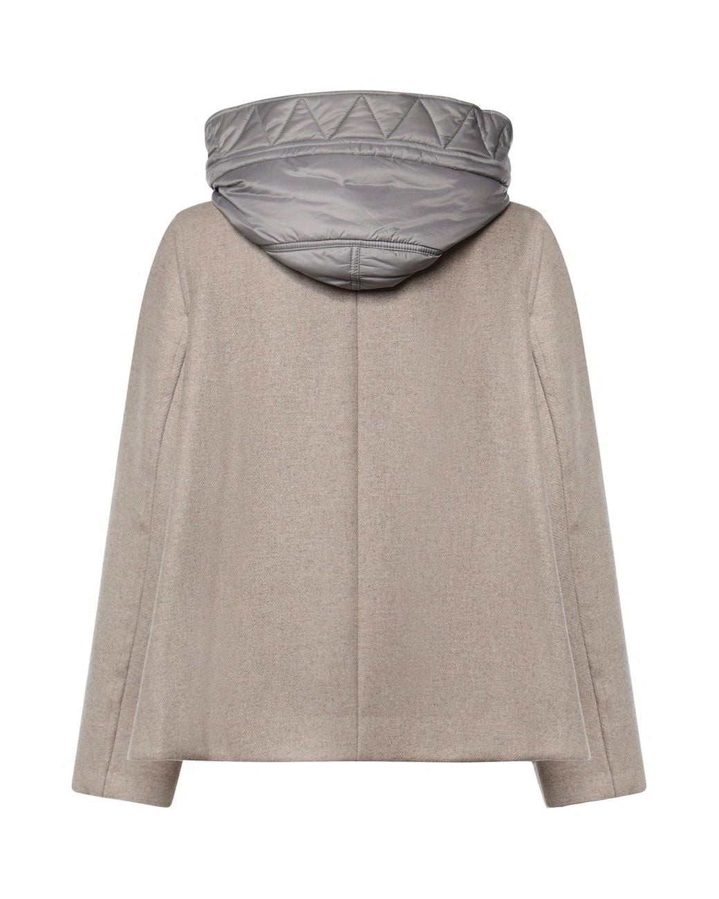 Cappa Toggle Coat di Fay in Gray