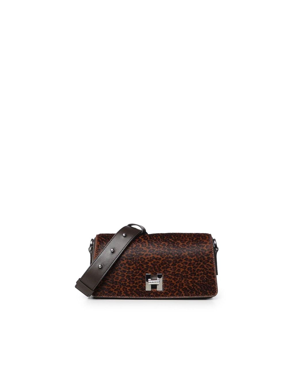 Borsa Flap H-Turn Mini di Hogan in Brown