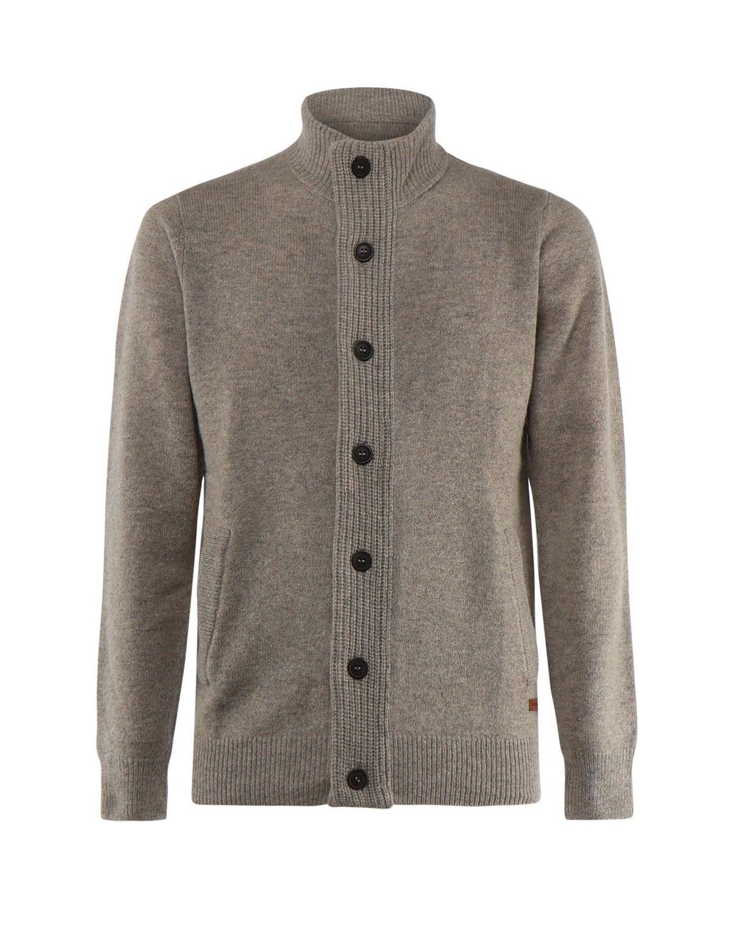 Maglione Con Zip Patch di Barbour in Gray da Uomo
