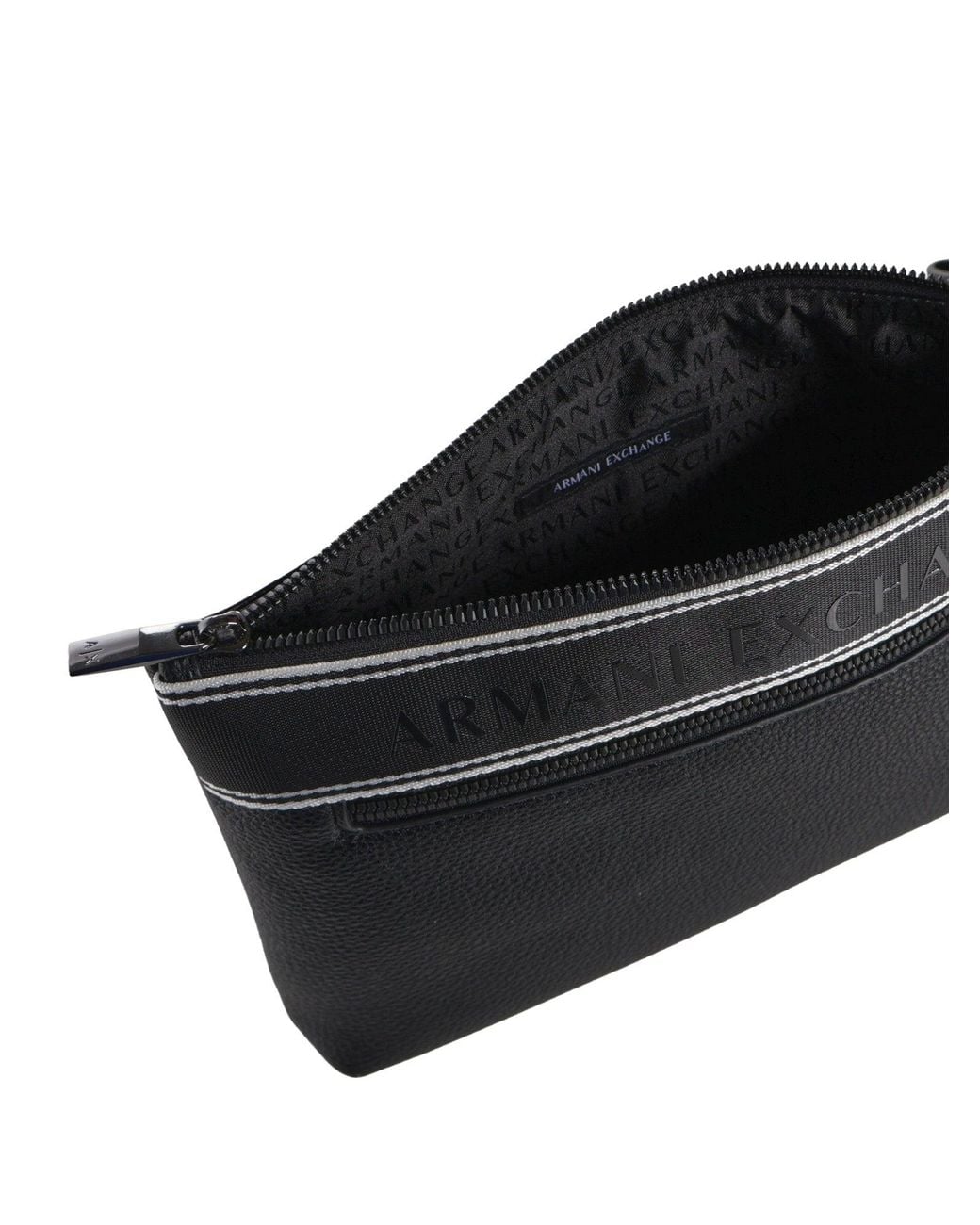 Pouch Con Logo di ARMANI EXCHANGE in Black da Uomo