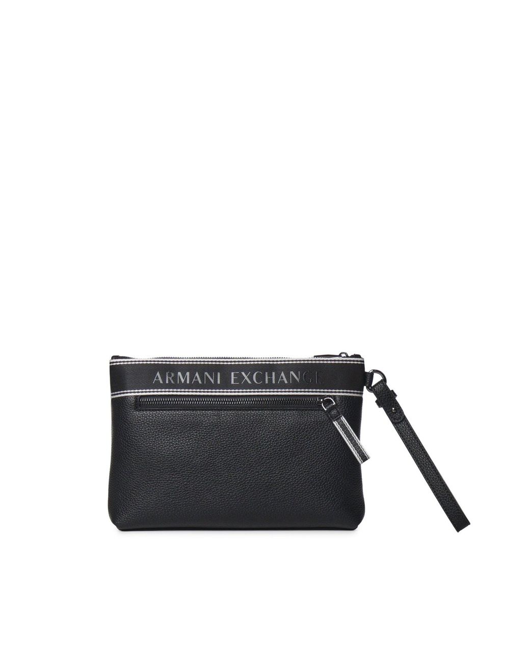 Pouch Con Logo di ARMANI EXCHANGE in Black da Uomo