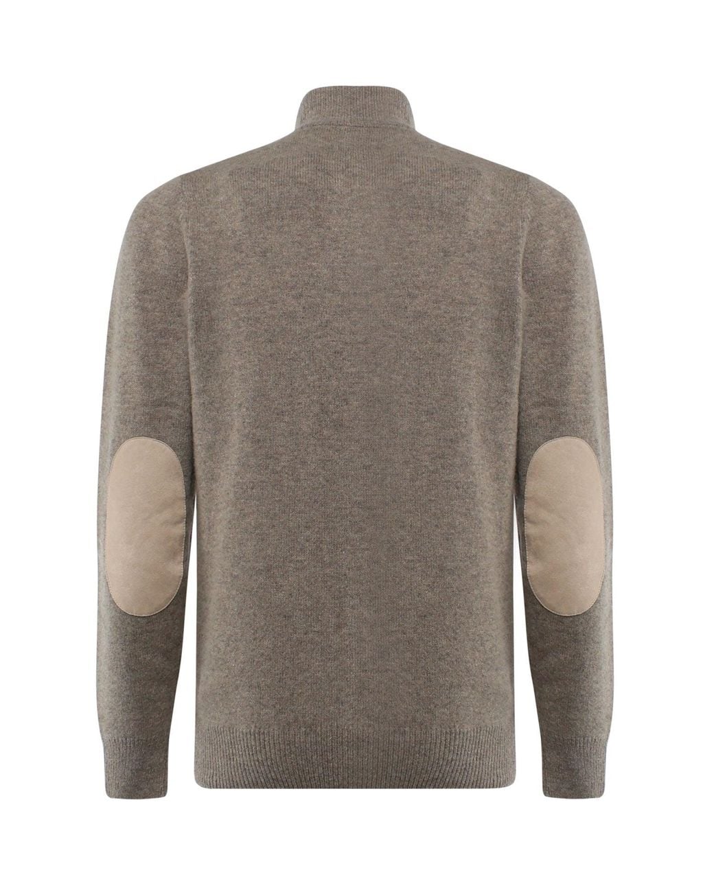 Maglione Con Zip Patch di Barbour in Gray da Uomo