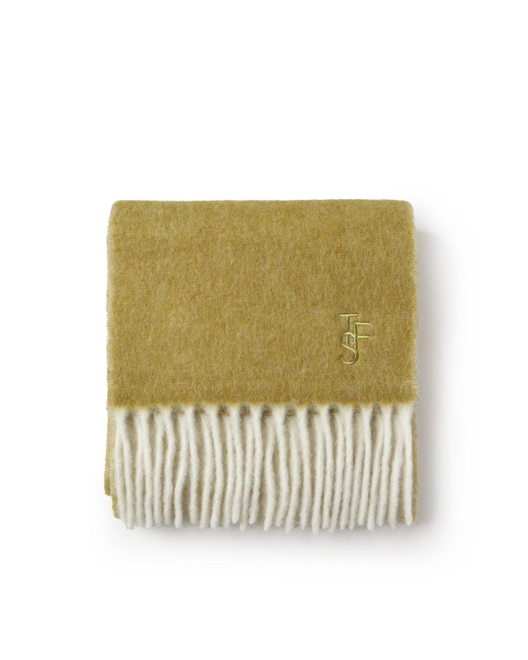 Sciarpa Ester Con Logo di Frankie Shop in Green