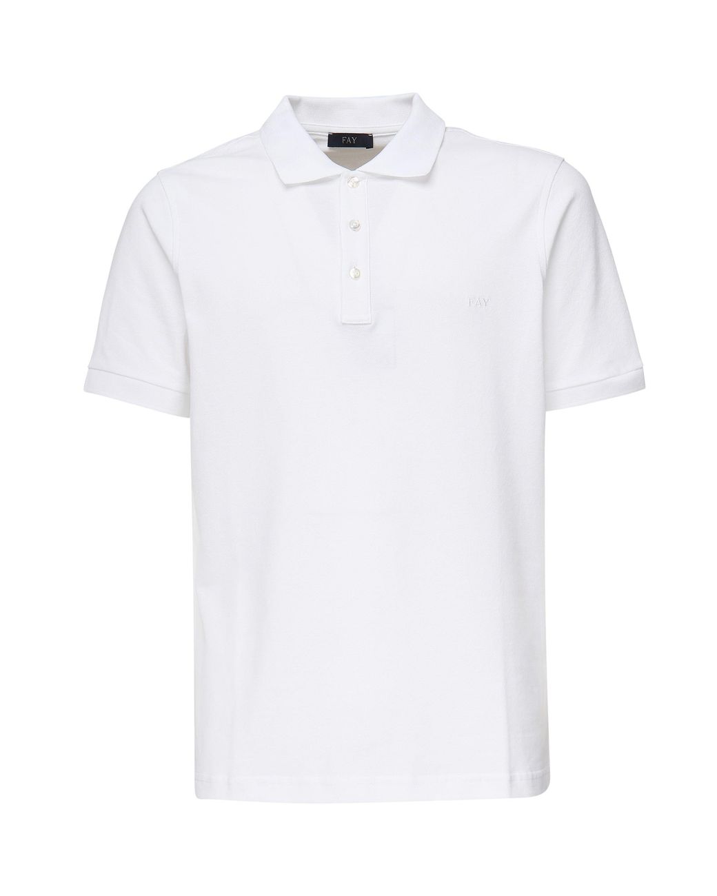 Polo di Fay in White da Uomo