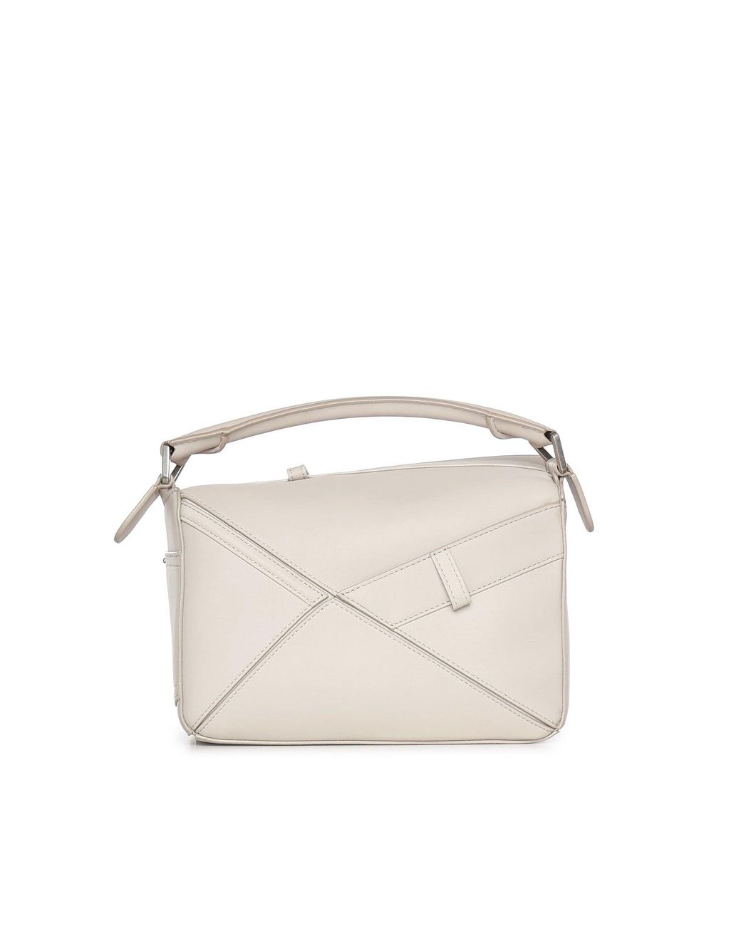 Borsa Puzzle Piccola Panta di Loewe in Natural