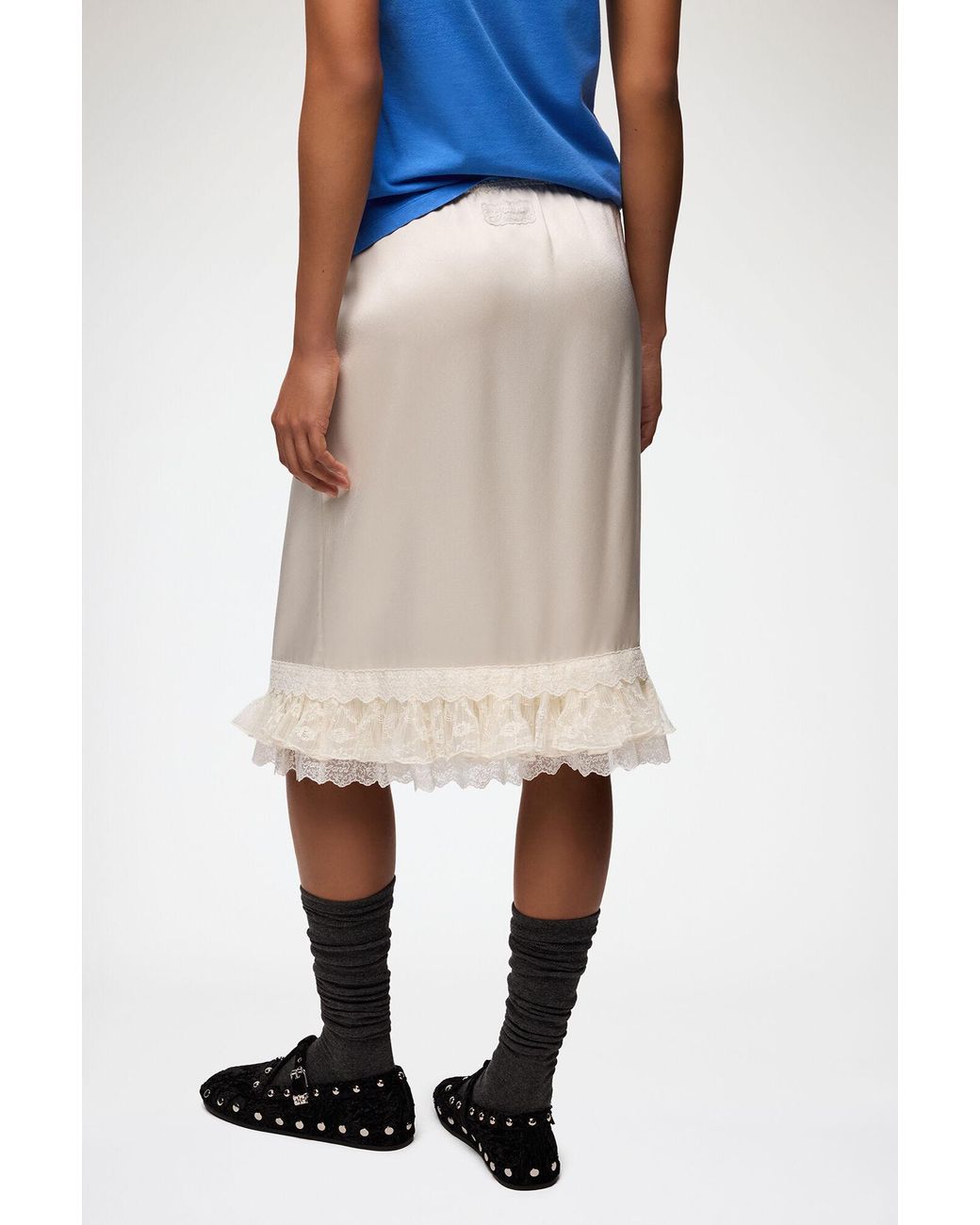 Ganni Blue Skirt