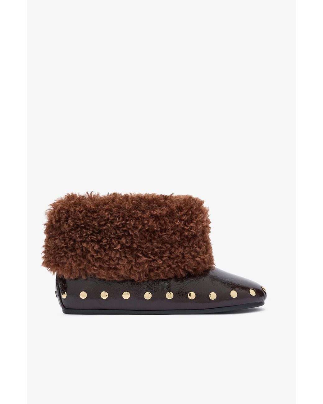 Ganni Brown Jenny Low Boot