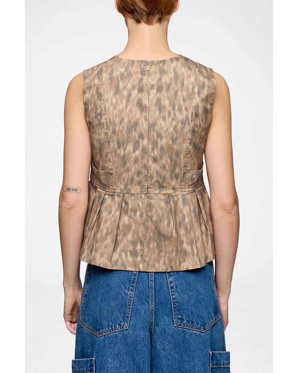 Ganni Blue Top