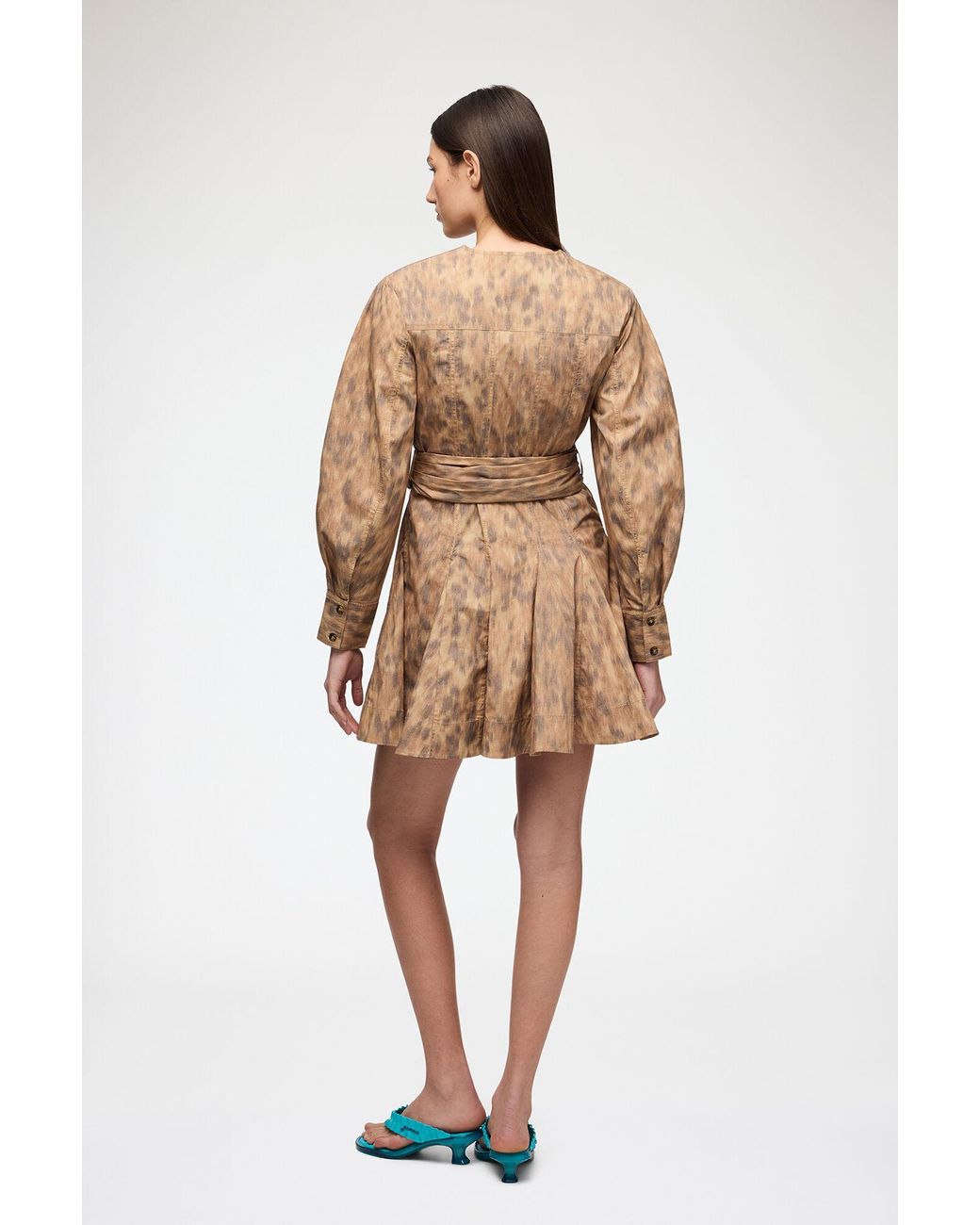 Ganni Natural Shirt Dress