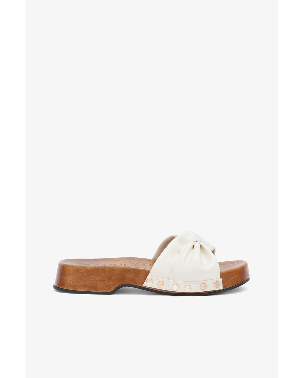 Ganni White Tia Fairy Clog In