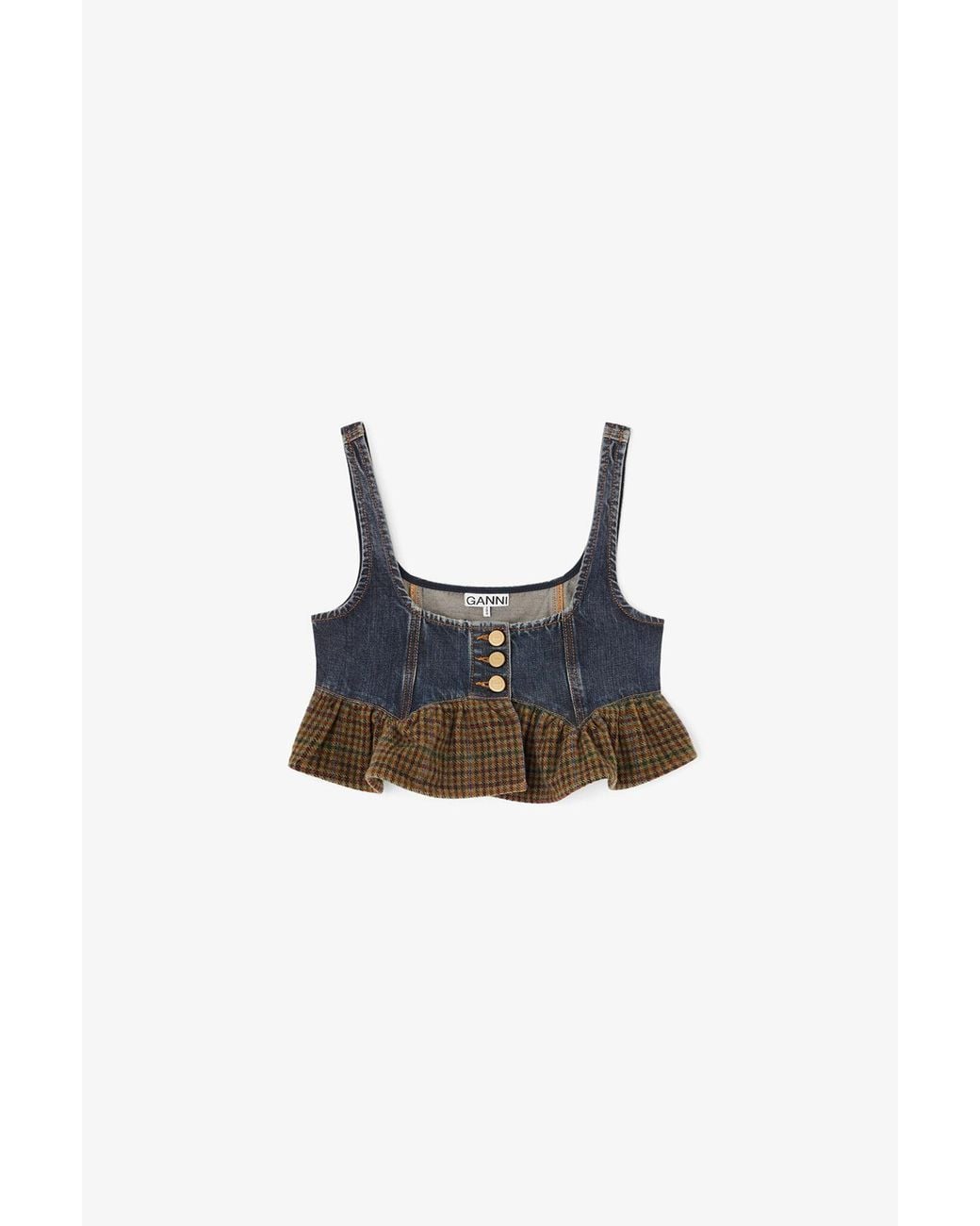 Ganni Black Top