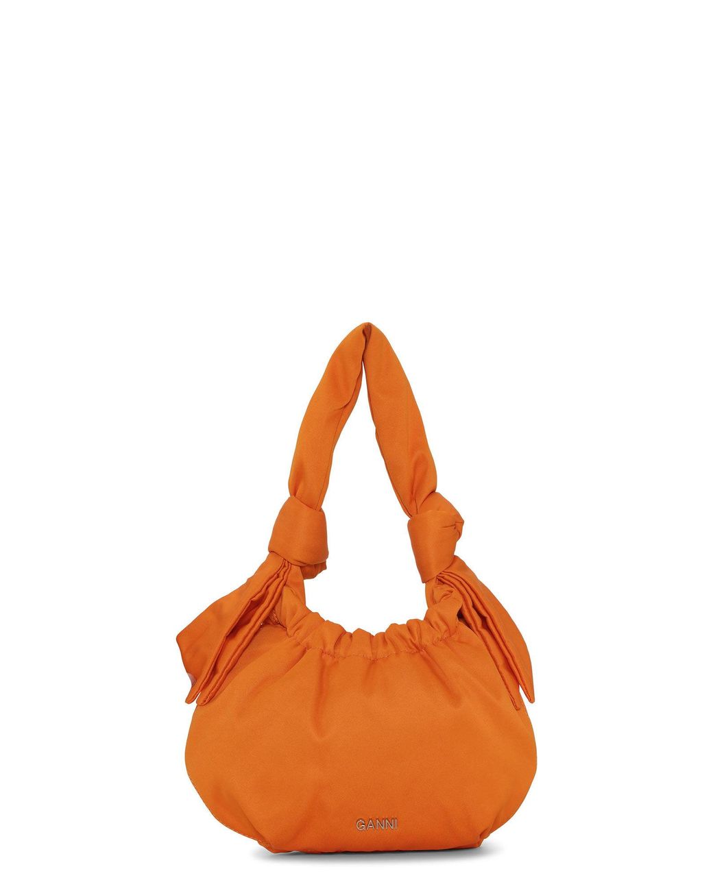 Small Occasion Hobo Bag Ganni en coloris Orange | Lyst