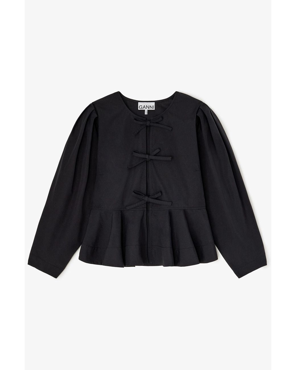Ganni Blue Blouse