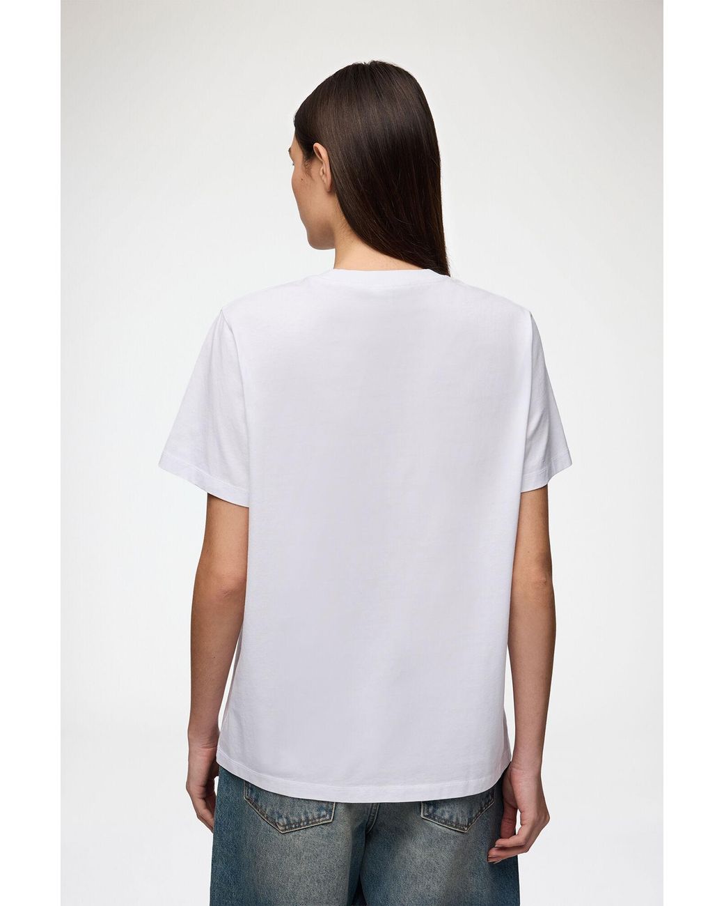 Ganni White T-Shirt With Strawberry