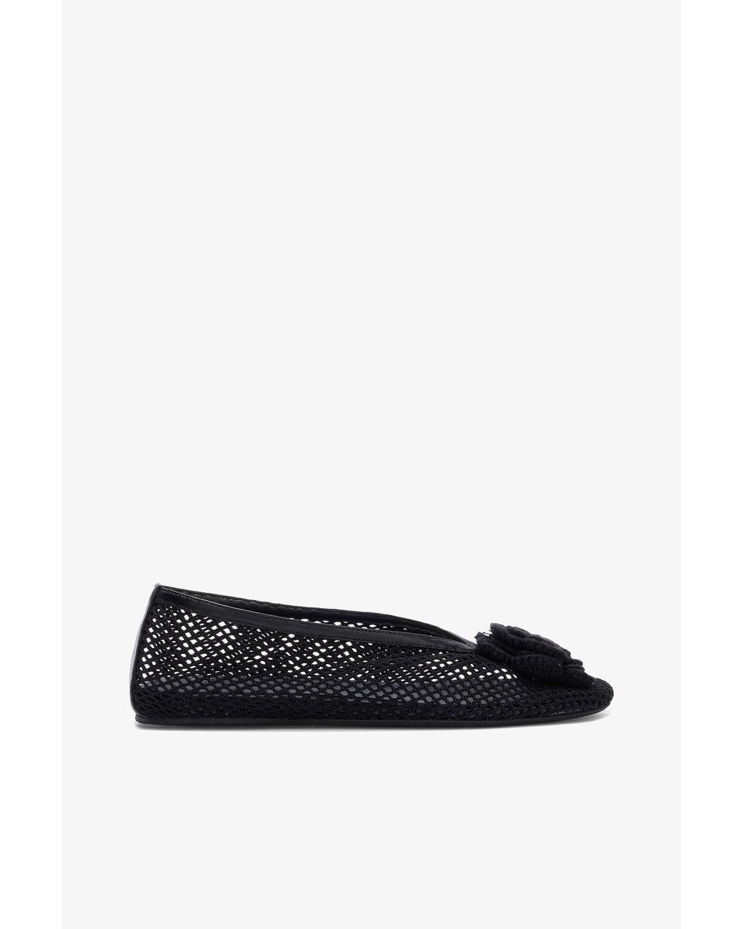 Ganni Black Jenny Ballerina