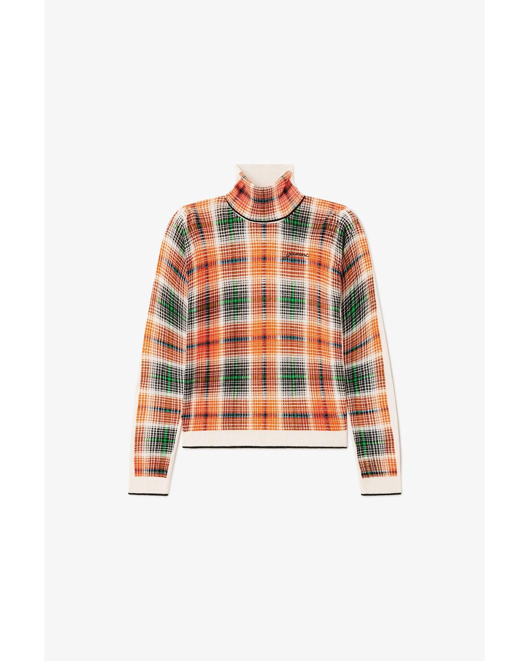Ganni Orange Turtleneck