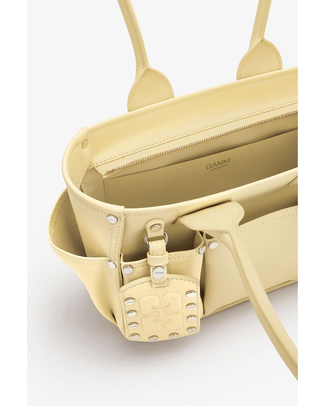 Ganni Metallic Small Posy Bag In
