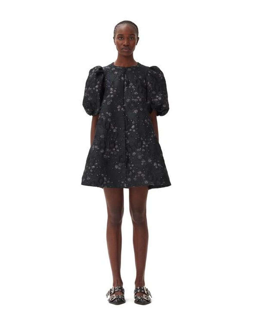 【関税&送料込】Ganni 3D Jacquard Mini Dress Ganni 3D Jacquard Mini-Dress | Liberty