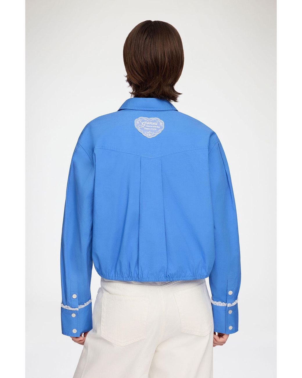 Ganni Blue Shirt