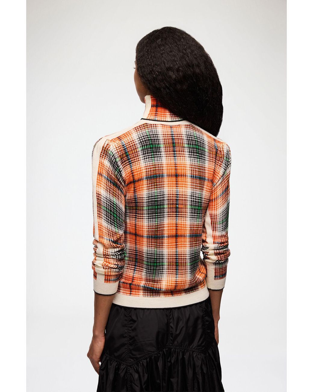 Ganni Orange Turtleneck