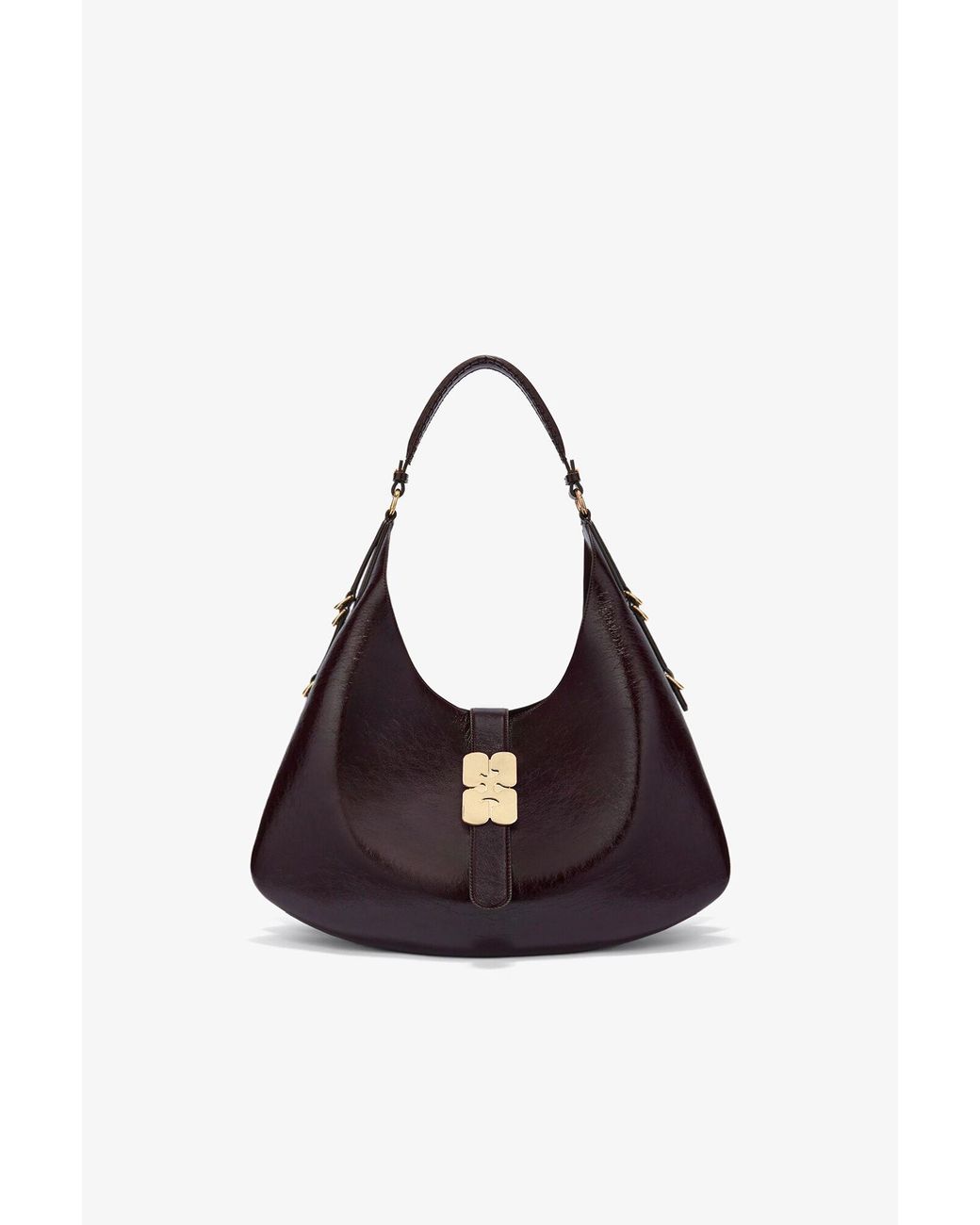Ganni Black Large Kat Bag
