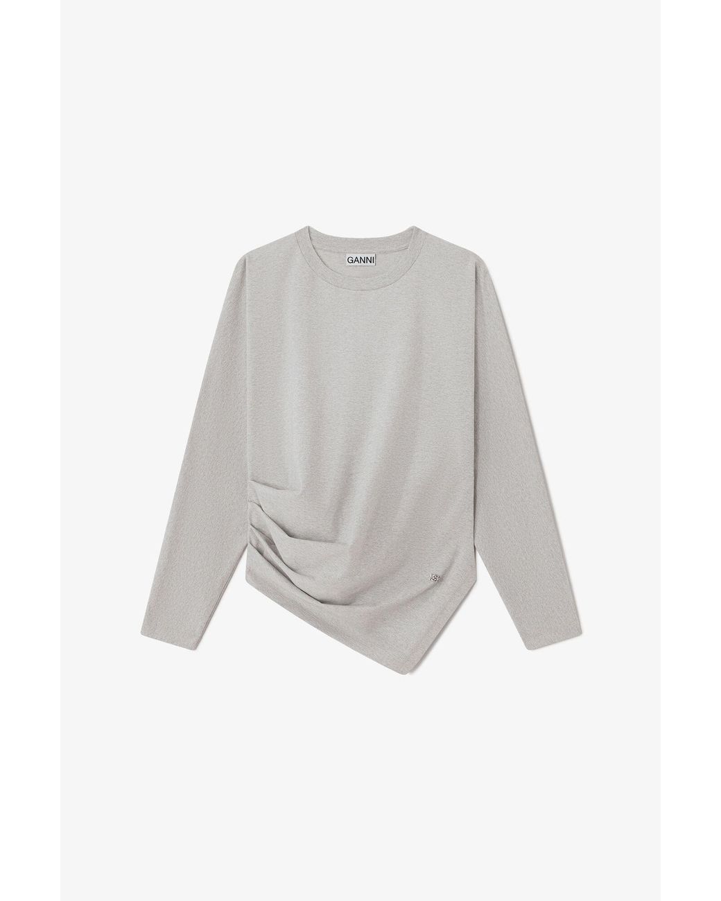 Ganni Gray Blouse