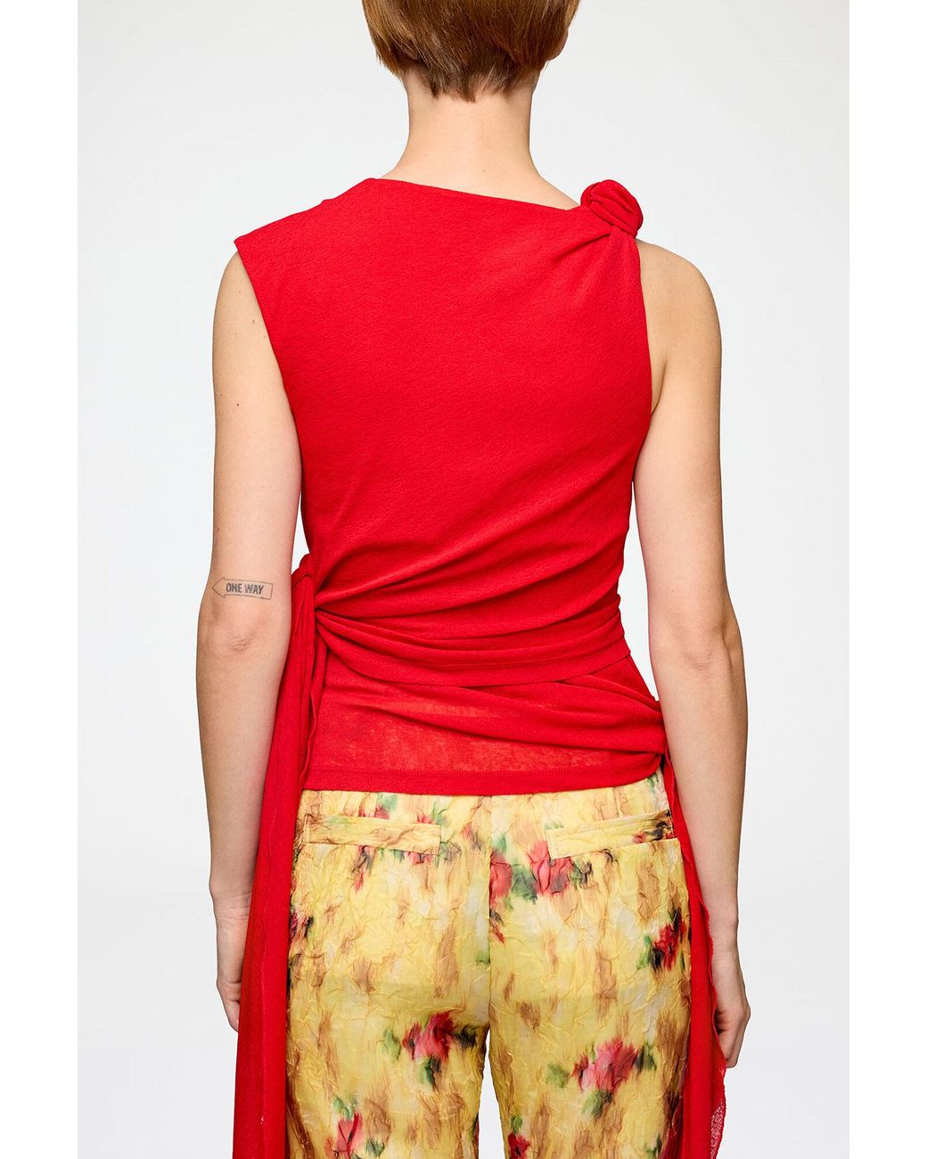 Ganni Red Top