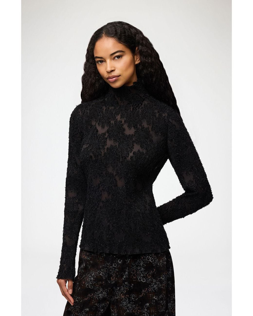 Ganni Black Turtleneck