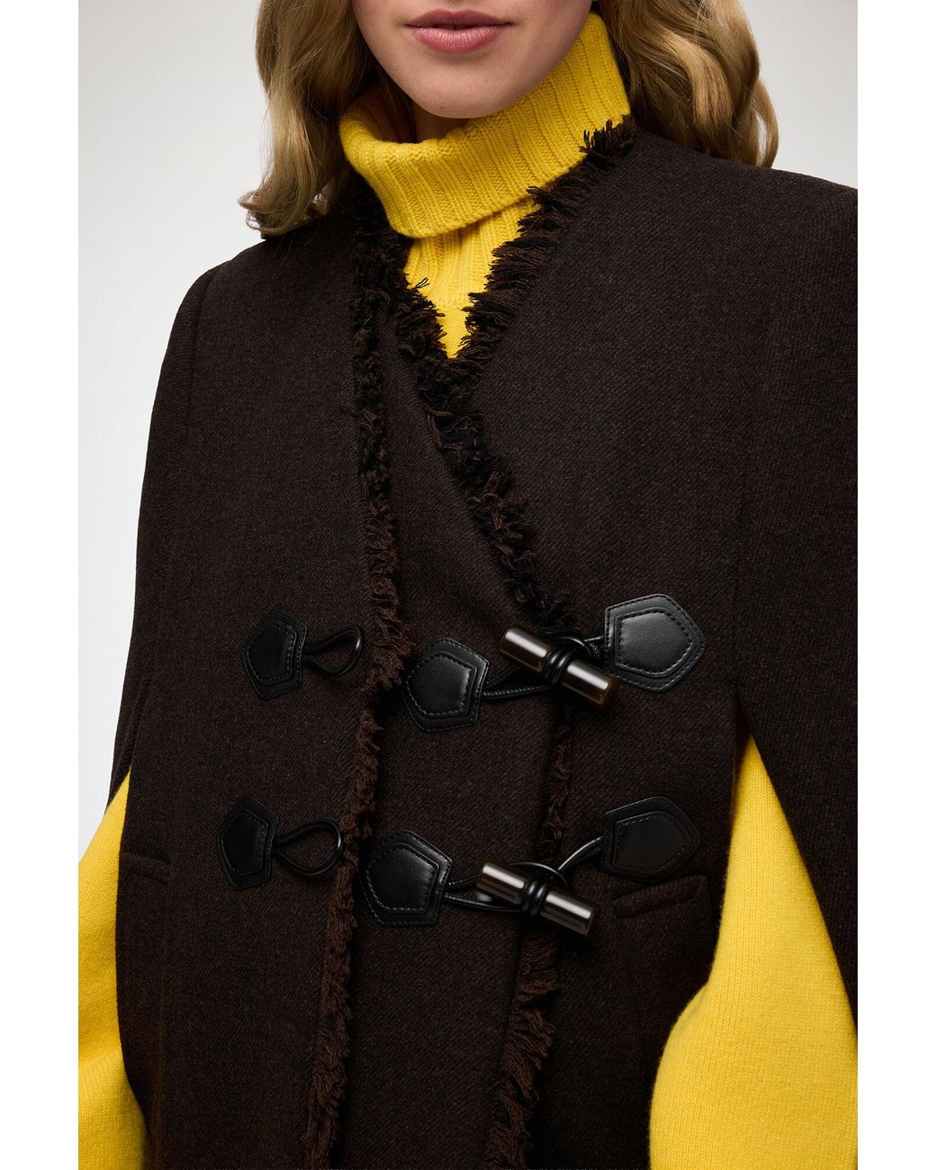 Ganni Black Cape