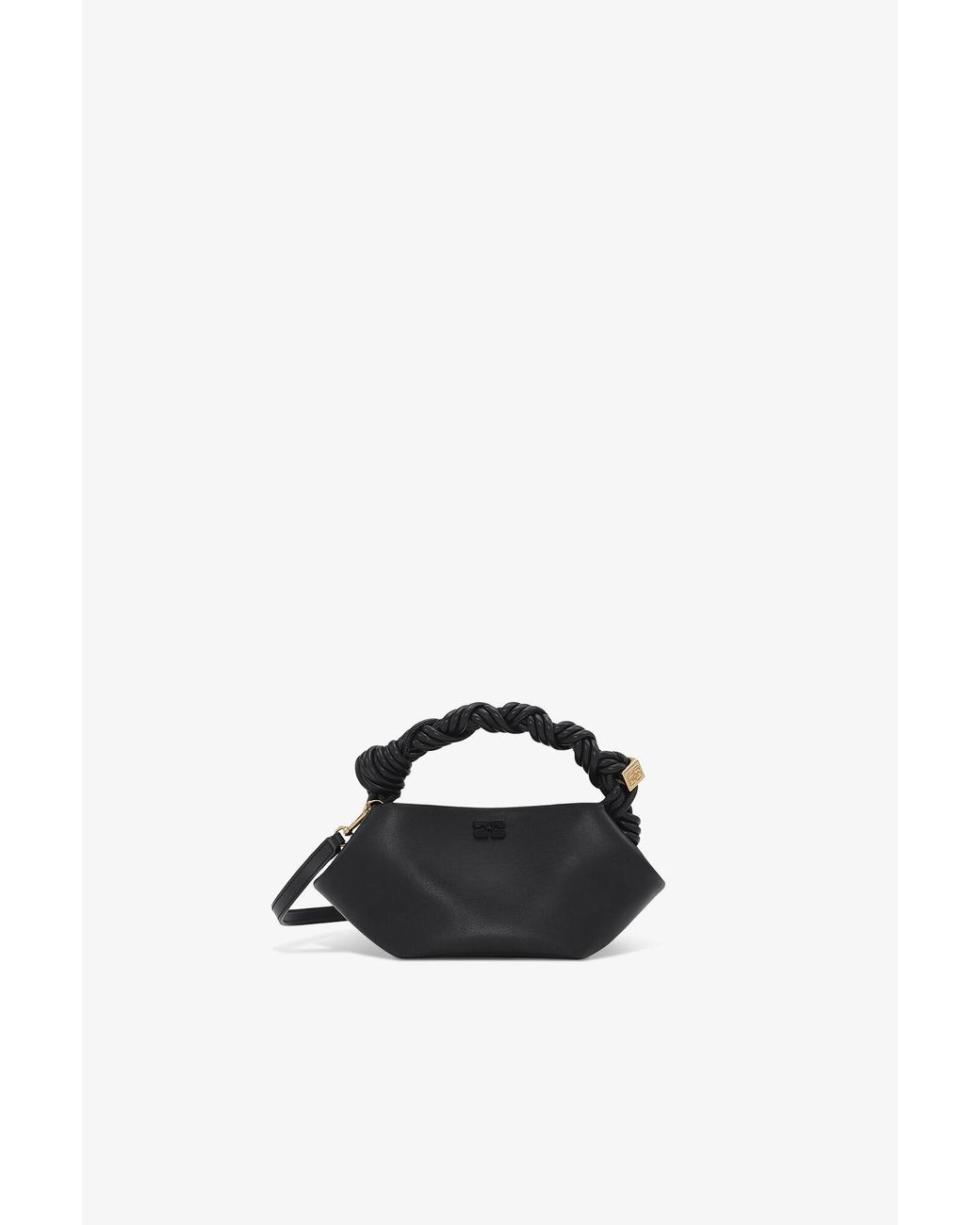 Ganni Black Mini Bou Bag In