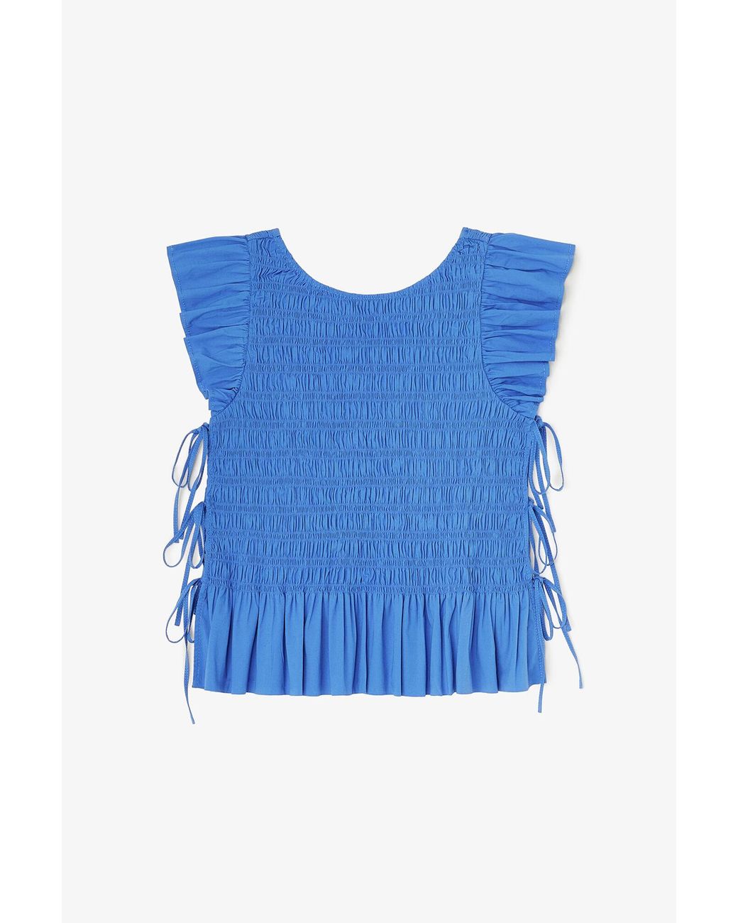 Ganni Blue Top