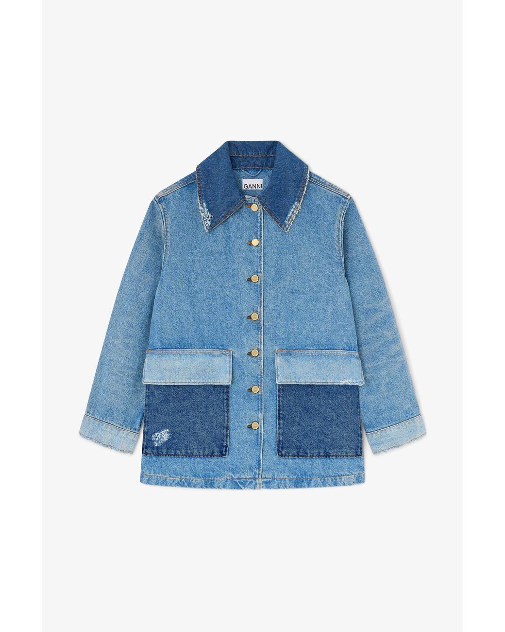 Ganni Blue Jacket
