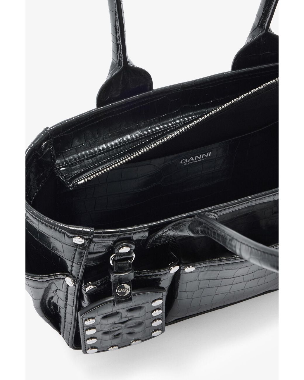 Ganni Black Posy Small