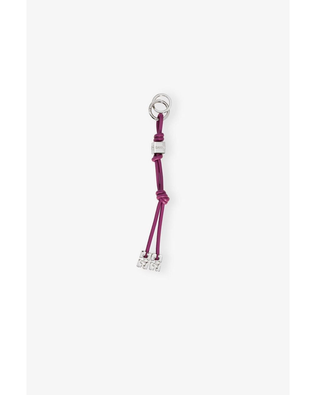Ganni Purple Bou Keyring
