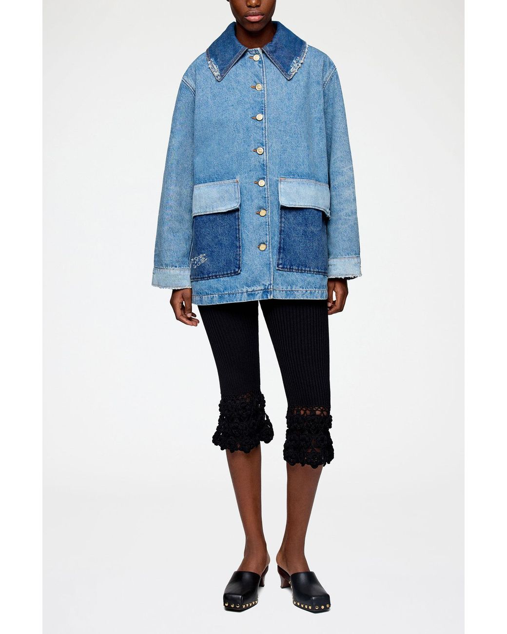 Ganni Blue Jacket