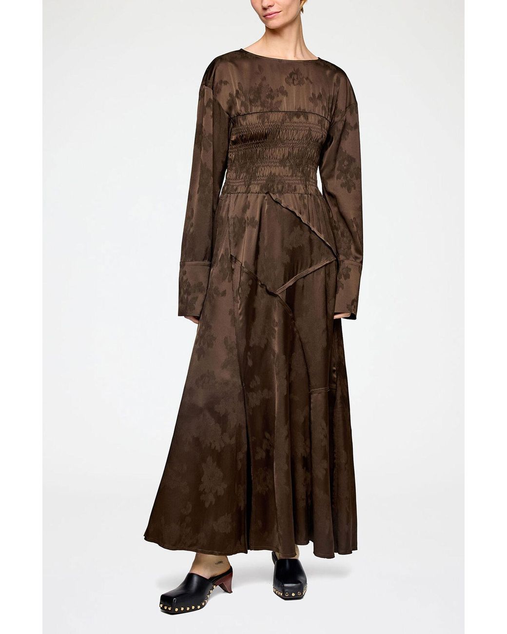 Ganni Brown Dress