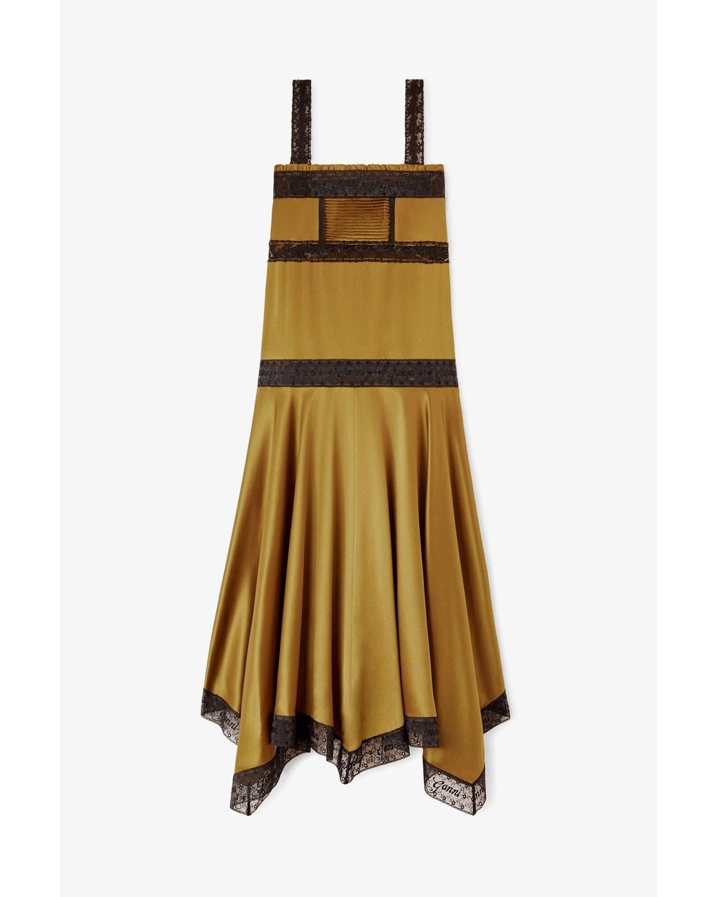 Ganni Metallic Dress