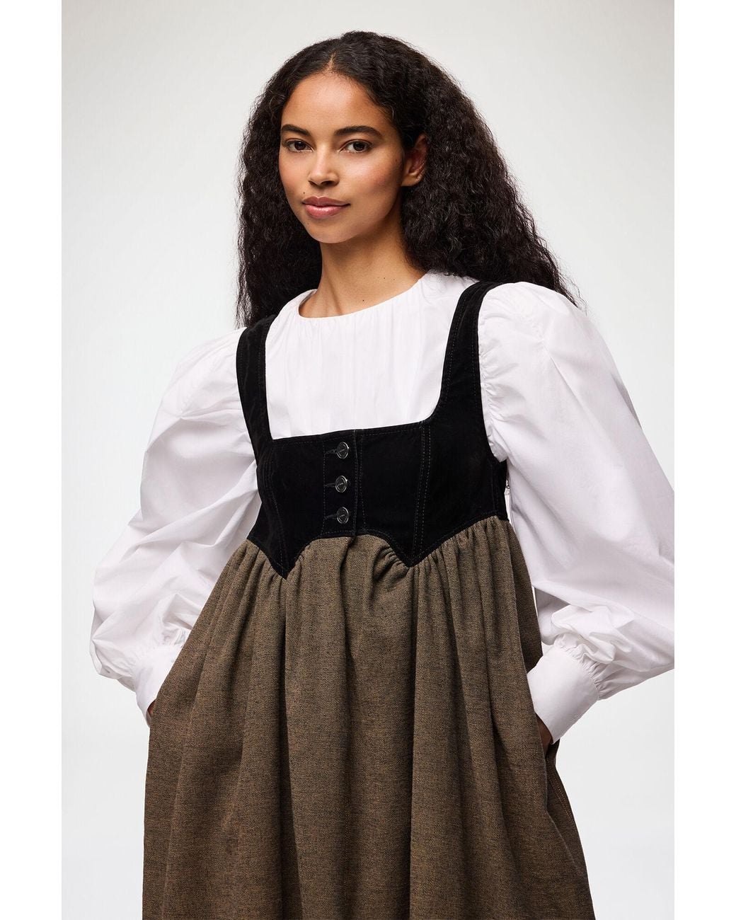 Ganni Natural Dress