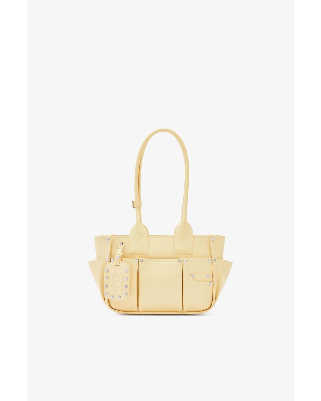 Ganni Metallic Small Posy Bag In